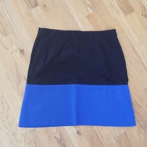Ann Taylor skirt-size 2 -black and blue